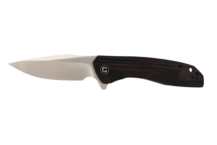 Couteau pliant CIVIVI Baklash C801E manche en bois d'&eacute;b&egrave;ne noir 11,7cm