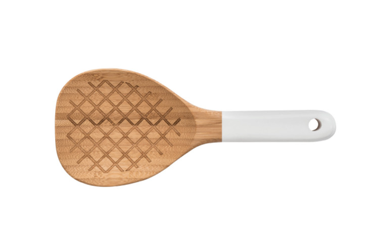 Cuill&egrave;re &agrave; servir Pebbly 22cm en bambou