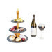 Présentoir 3 étages Westmark Tapas + Friends - 100 mini piques à brochette