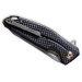 Couteau pliant CIVIVI Statera C901C manche en G10/fibre de carbone tout en noir 11,7cm