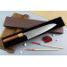 Couteau de chef japonais artisanal Yoshimi Kato AS Nashiji 24cm