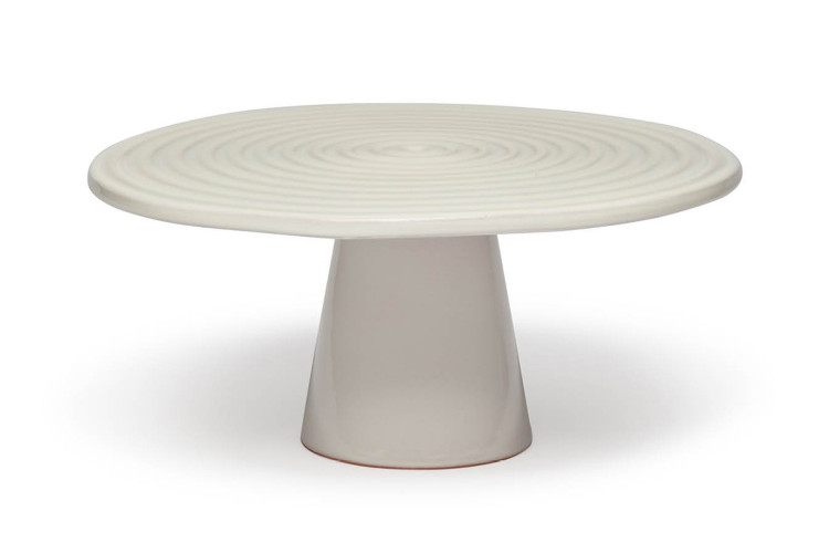 Plateau de pr&eacute;sentation &oslash;20cm Dutch Deluxes en c&eacute;ramique blanche