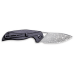 Couteau pliant CIVIVI Anthropos Damas C903DS manche en G10/fibre de carbone tout noir 10,6cm