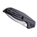 Couteau pliant CIVIVI Anthropos Damas C903DS manche en G10/fibre de carbone tout noir 10,6cm