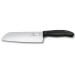 Couteau santoku Victorinox SwissClassic 17cm noir sur carte