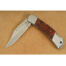 Couteau pliant Herbertz 223310 manche pakkawood marron foncé double mitre 9,5cm