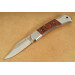 Couteau pliant Herbertz 223310 manche pakkawood marron foncé double mitre 9,5cm