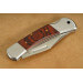 Couteau pliant Herbertz 223310 manche pakkawood marron foncé double mitre 9,5cm