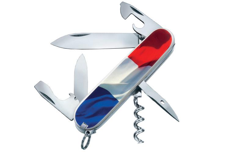 Couteau suisse Victorinox Spartan drapeau fran&ccedil;ais 91mm 12 fonctions