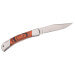 Couteau pliant Herbertz 223312 manche pakkawood marron clair avec double mitre 12,5cm