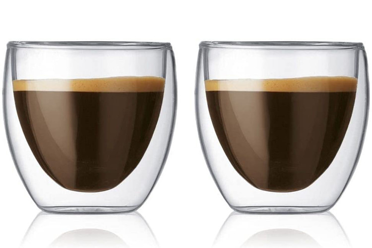 Set 2 verres Bodum Pavina 8cl double paroi