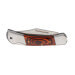 Couteau pliant Herbertz 2141 manche pakkawood marron orangé double mitre