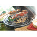 Tablettes latérales en bois d'acacia pour barbecue Big Green Egg Large