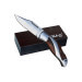Couteau pliant Herbertz 203111 manche acier / pakkawood 11,2cm + coffret en bois