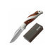 Couteau pliant Herbertz 203111 manche acier / pakkawood 11,2cm + coffret en bois