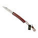 Couteau pliant artisanal Salamandra manche cocobolo 10cm + étui