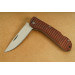 Couteau pliant Herbertz 569811 manche pakkawood strié 11,5cm + clip de poche