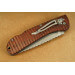 Couteau pliant Herbertz 569811 manche pakkawood strié 11,5cm + clip de poche