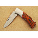Couteau pliant Herbertz 591408 manche pakkawood orange 8cm