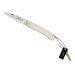 Couteau pliant artisanal Salamandra manche micarta blanc 10cm + étui