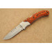 Couteau pliant Herbertz 591312 manche pakkawood orange 11,5cm