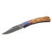 Couteau pliant Herbertz 595511 revêtement titane manche zebrawood à motif 11cm