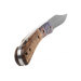 Couteau pliant Herbertz 595511 revêtement titane manche zebrawood à motif 11cm