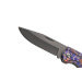 Couteau pliant Herbertz 595413 revêtement titane manche acier à motifs / cocobolo 12,4cm