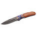 Couteau pliant Herbertz 595213 manche bois de cocobolo 12,5cm avec mitre en acier gravé