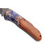 Couteau pliant Herbertz 595213 manche bois de cocobolo 12,5cm avec mitre en acier gravé