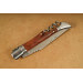 Couteau pliant Laguiole Herbertz 231112 manche bois de cognassier 12cm + tire-bouchon