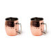 Coffret Quai Sud "Moscow Mule" Bio + 2 tasses cuivrées
