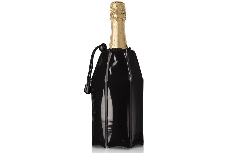 Rafra&icirc;chissoir &agrave; champagne Vacu Vin noir