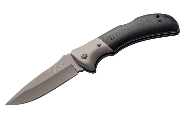 Couteau pliant Herbertz 588112 manche G10 mitre en titane 11,5cm