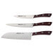 Coffret 3 couteaux de cuisine Arcos Natura : Office + Découper + Santoku