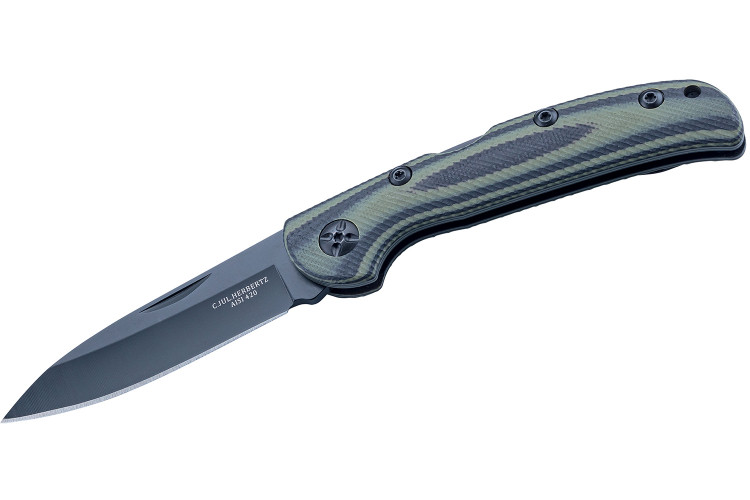 Couteau pliant Herbertz 598711 manche ergonomique G10 bicolore 10,5cm
