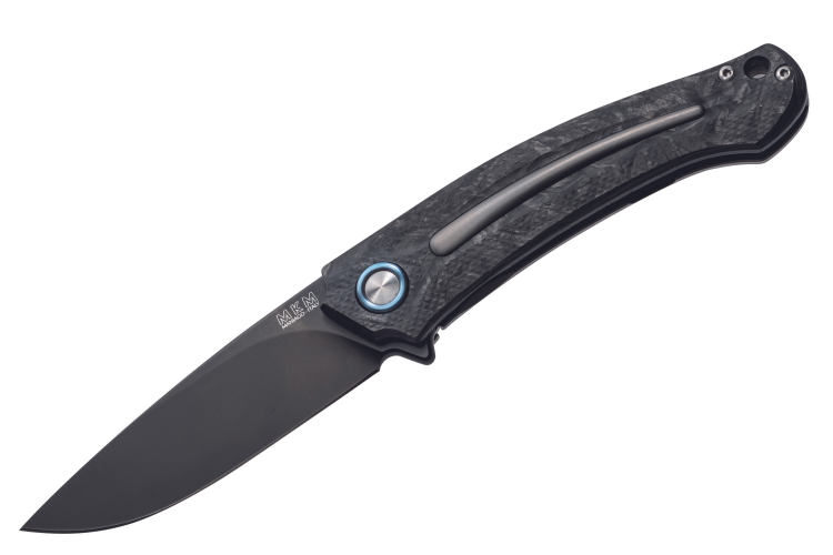 Couteau pliant MKM Arvenis By FOX Knives MK.FX01MCT manche en fibres de carbone/titanium 12cm + &eacute;tui