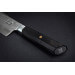 Couteau de chef kiritsuke Kotai lame martelée 20cm manche ébène avec fourreau