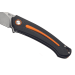 Couteau pliant MKM Arvenis MK.FX01MGOR By FOX knives manche en G10 noir/Alu orange 12cm+ étui