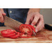 Couteau santoku Kotai lame martelée 18cm manche pakkawood avec fourreau