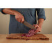 Couteau de chef Kotai lame martelée 20cm manche pakkawood avec fourreau