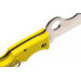Couteau pliant Spyderco Assist C79PSYL semi-denté manche en nylon/fibre de verre jaune 12,4cm