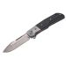 Couteau pliant MKM Clap By LionSteel MK.LS01GTBK manche en G10 noir/titanium 11cm + étui 