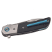 Couteau pliant MKM Clap By LionSteel MK.LS01GTBK manche en G10 noir/titanium 11cm + étui 