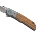 Couteau pliant MKM Clap By LionSteel MK.LS01OT manche Olivier/Titanium 11cm + étui