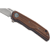 Couteau pliant MKM Clap By LionSteel MK.LS01S manche en bois de Santal 11cm + étui