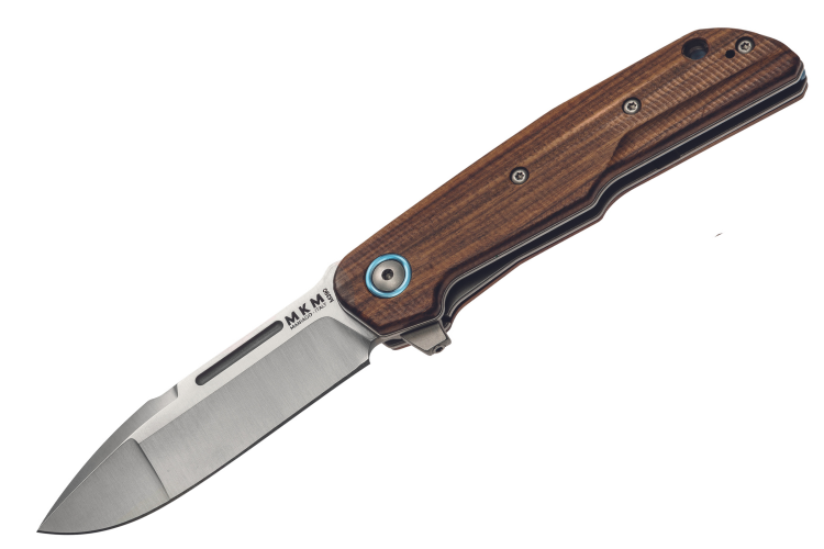 Couteau pliant MKM Clap By LionSteel MK.LS01S manche en bois de Santal 11cm + &eacute;tui