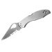 Couteau pliant Spyderco BYRD Meadowlark 2 à dents tout inox 10cm