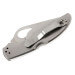 Couteau pliant Spyderco BYRD Meadowlark 2 à dents tout inox 10cm