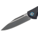 Couteau pliant MKM Fara By Mercury MK.MY01A manche en aluminium noir 10cm + étui